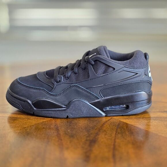 Nike Air Jordan 4 RM "Black Cat" Anthracite Men's 7 FQ7938-004 Nubuck Suede New - Picture 7 of 16